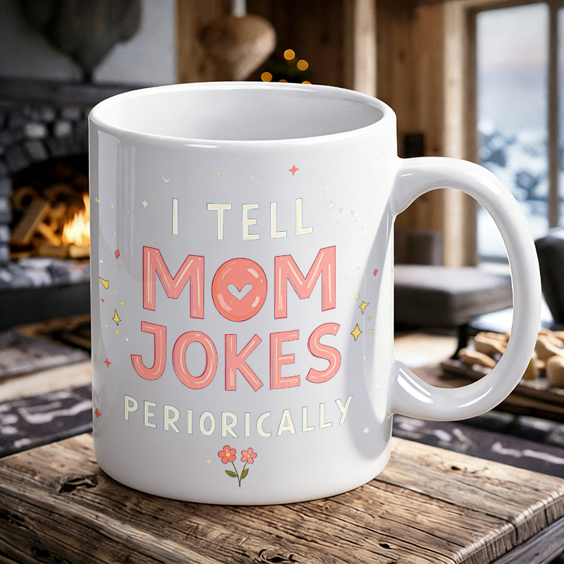 Coffee Tea Jokes - Tassen-Set, „Ich erzähle Mama Witze gelegentlich“