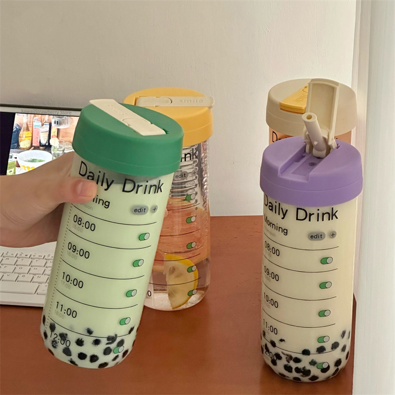 Coffee Tea Equipment - Glas Wasser flasche mit Zeit marker