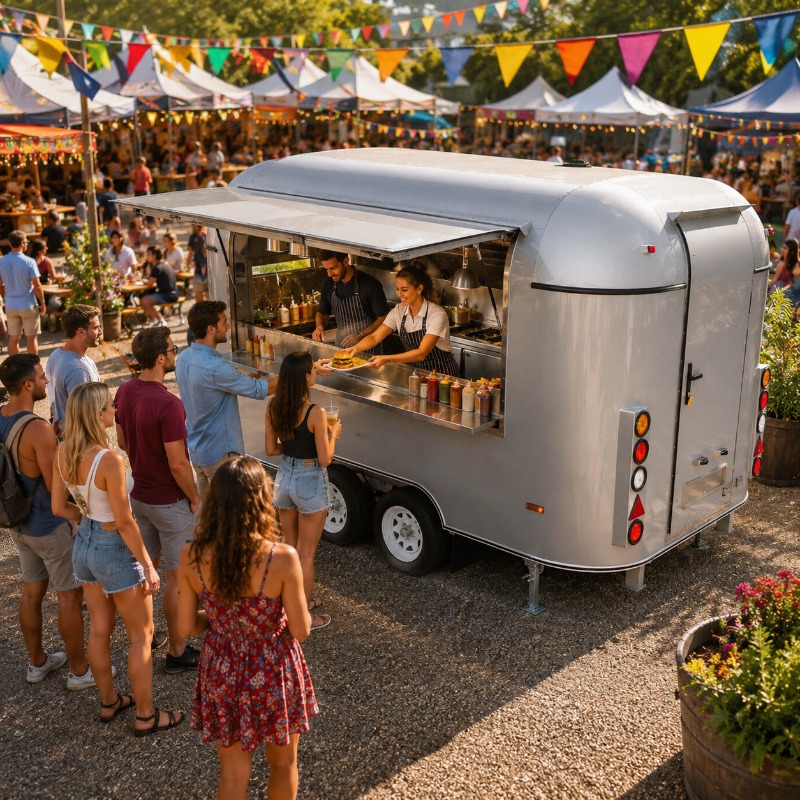 Coffee Tea Equipment - Food Truck mit voll ausgestatteter Küche,