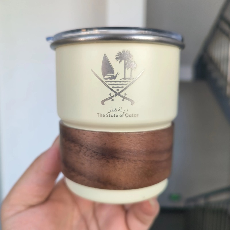 Coffee Tea Name - 1 Stück Kaffeebecher aus Edelstahl mit