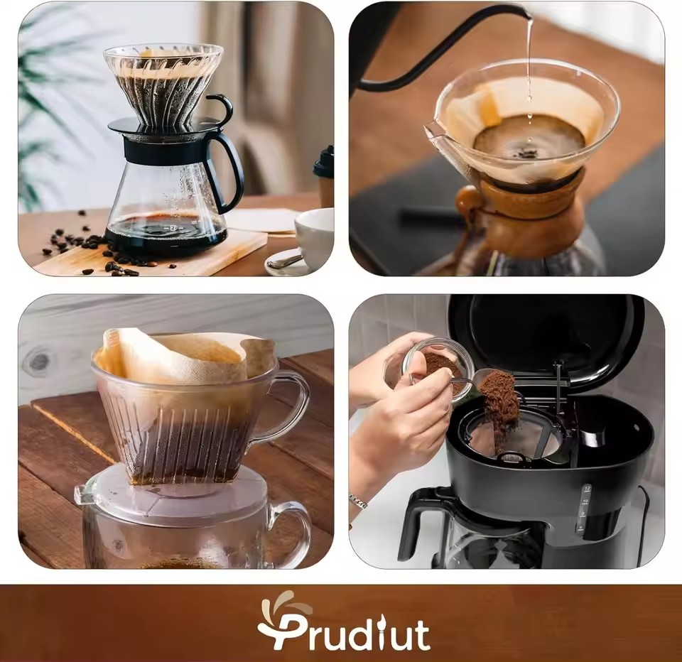 Coffee Tea Infuser - 50 Stück/Set Kaffeefilter aus Zellstoff, Kaffeebrühfilter,