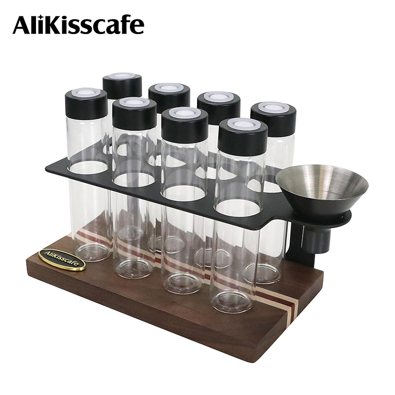 Coffee Tea And Bean - Alikisscafe Kaffeebohnen Aufbewahrungsrohr Behälter Display Einzeldosis