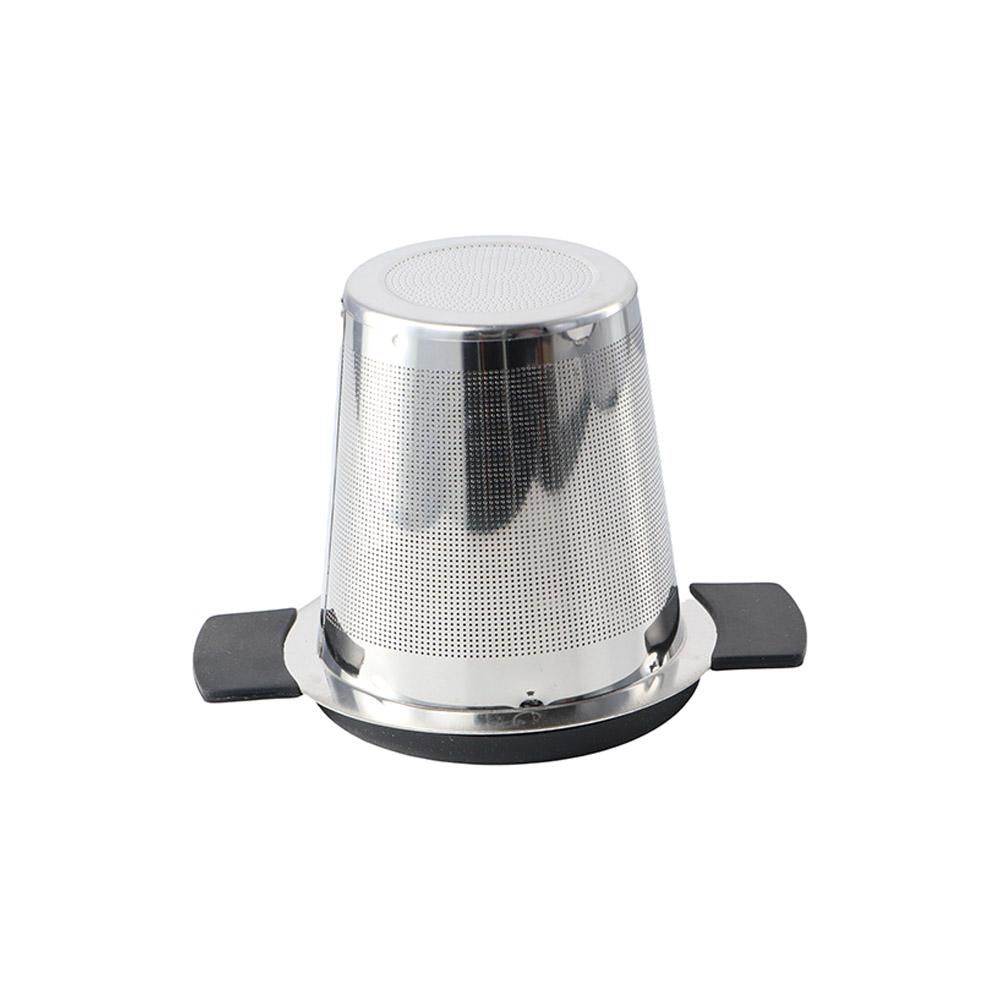 Coffee Tea Infuser - Feinmaschiger Tee-Infuser mit Deckel und Doppelgriffen