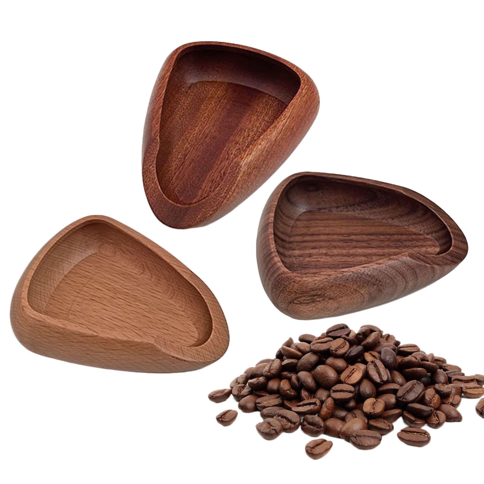 Coffee Tea Leaf And Bean - Kaffeebohnenwaage, Kaffeedosiertablett, robustes Teeblatt-Display aus Holz