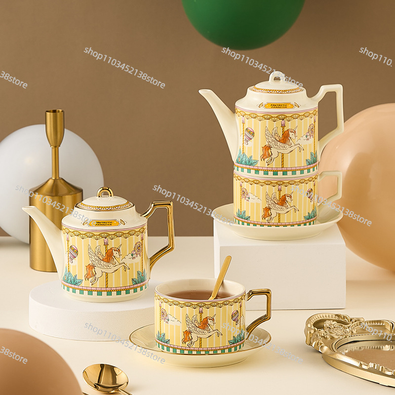 Keramik-Teeset, Karussell, Ges – Coffee Tea Gift Set Bewertung und Preis