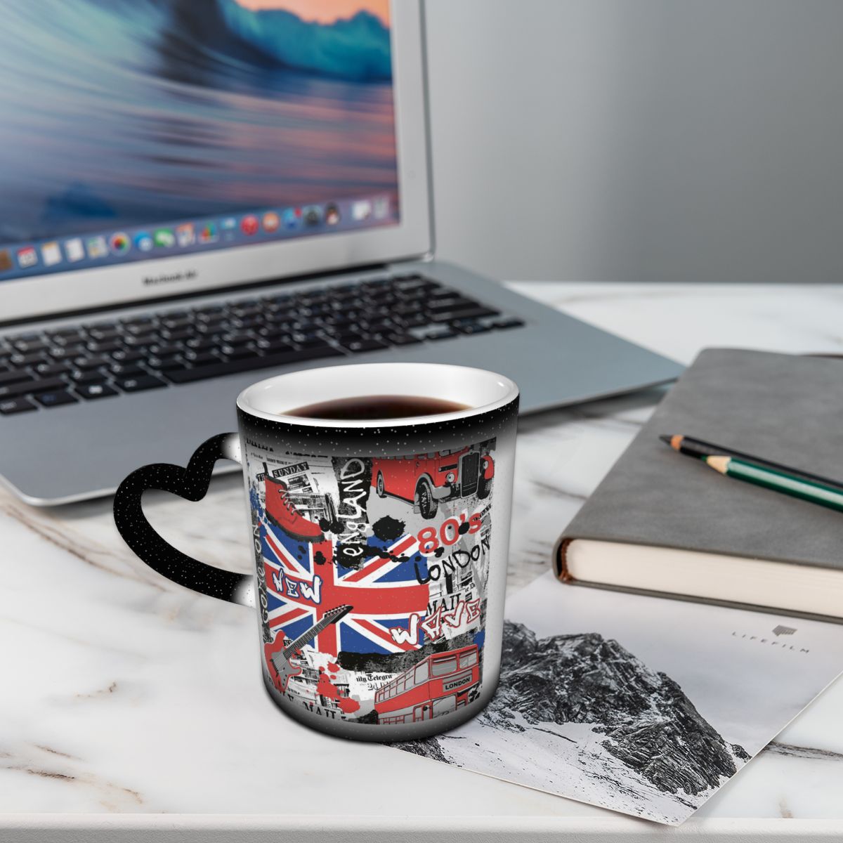 Tasse mit Union Jack-Flagge de – Coffee Tea Uk Bewertung und Preis