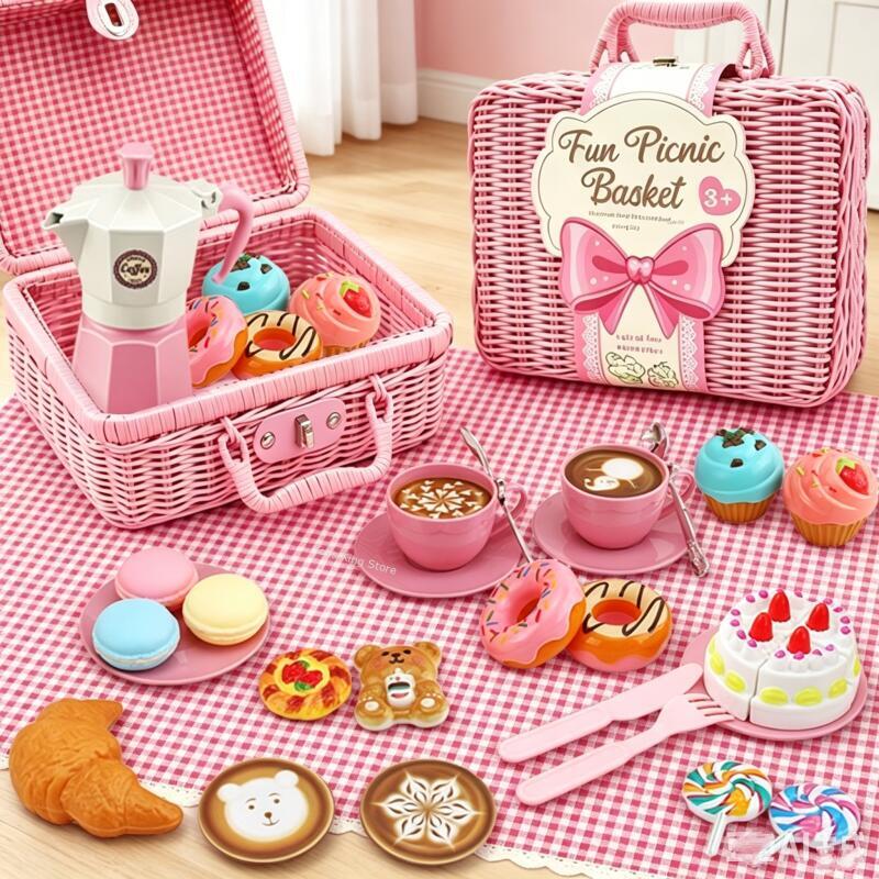 Simuliertes Picknick-Set mit K – Coffee Tea Gift Basket Bewertung und Preis