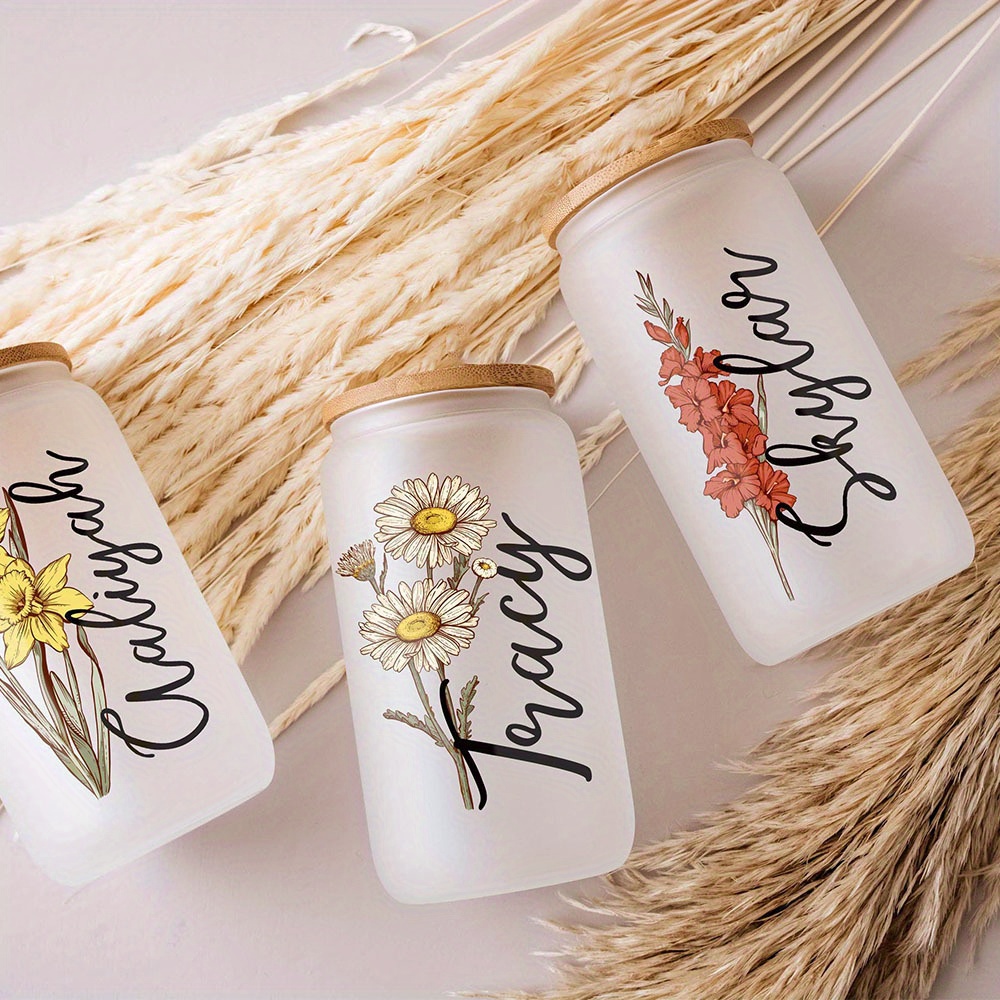 Personalisierter Geburtsblumen – Coffee Tea Name Bewertung und Preis