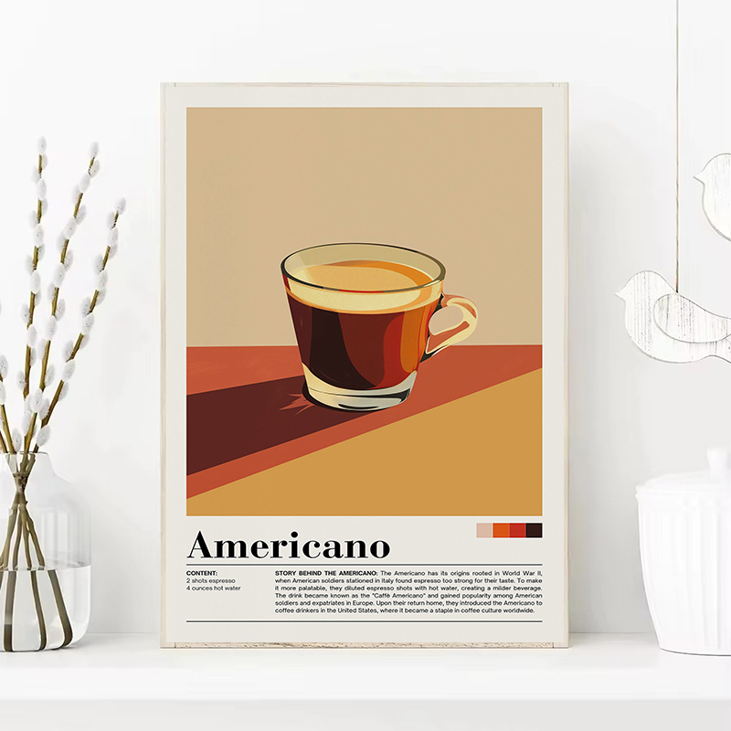 Vintage Kaffee Getränke Poster – Coffee Tea Picture Bewertung und Preis