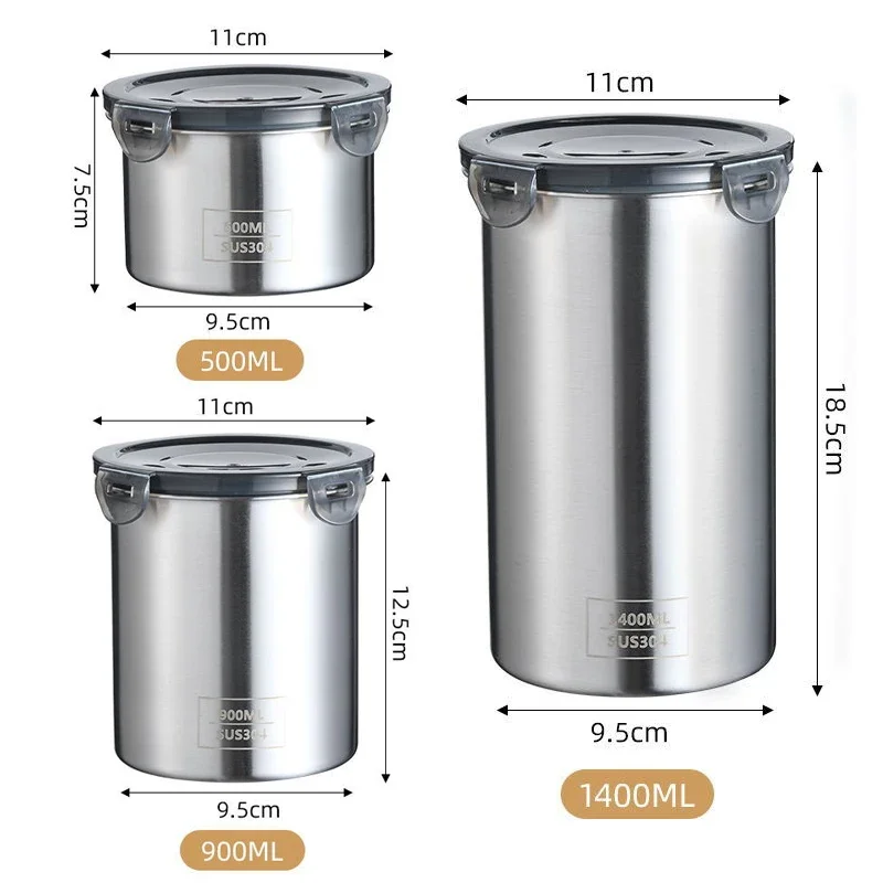 Edelstahl Lebensmittel Behälte – Coffee Tea Leaf And Bean Bewertung und Preis