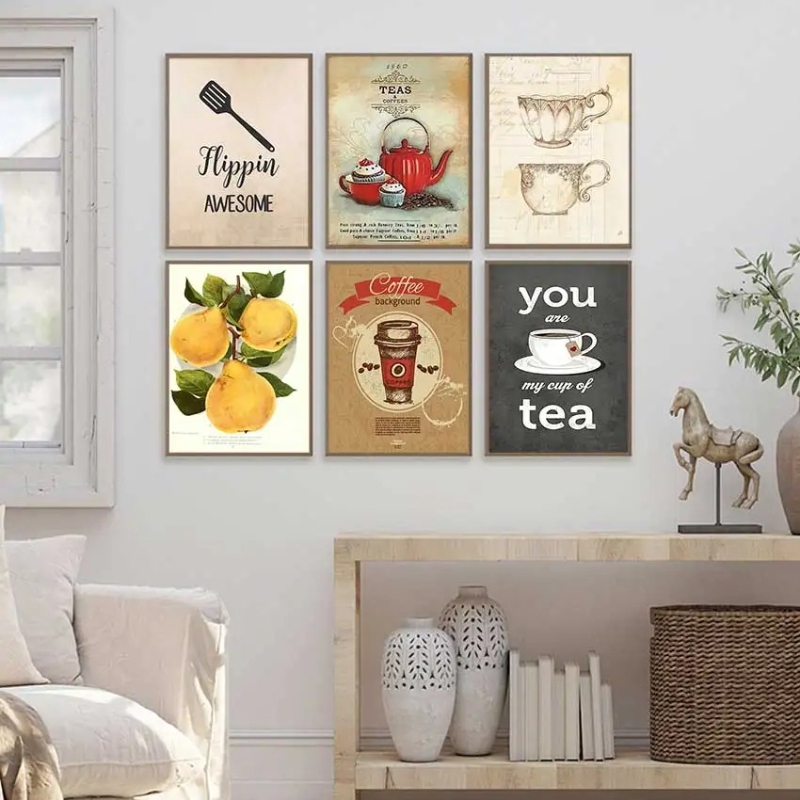 Vintage Kaffee- und Teezeit-Po – Coffee Tea Picture Bewertung und Preis