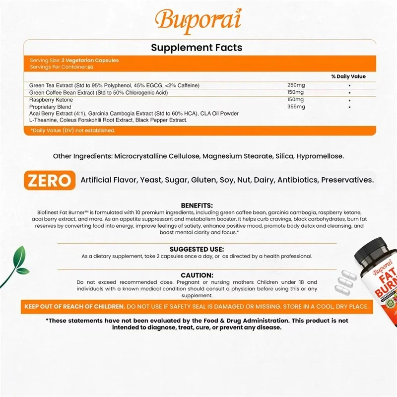 Fettverbrennerkapseln – Gesund – Coffee Tea And Bean Bewertung und Preis