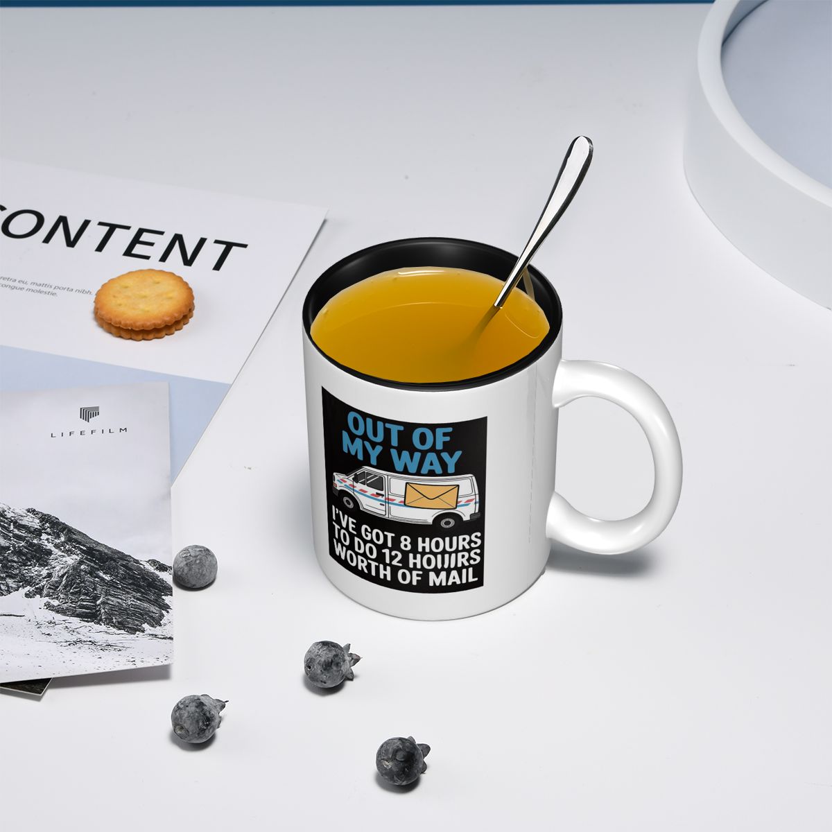 Lustiger Postfahrer-Witz für L – Coffee Tea Jokes Bewertung und Preis