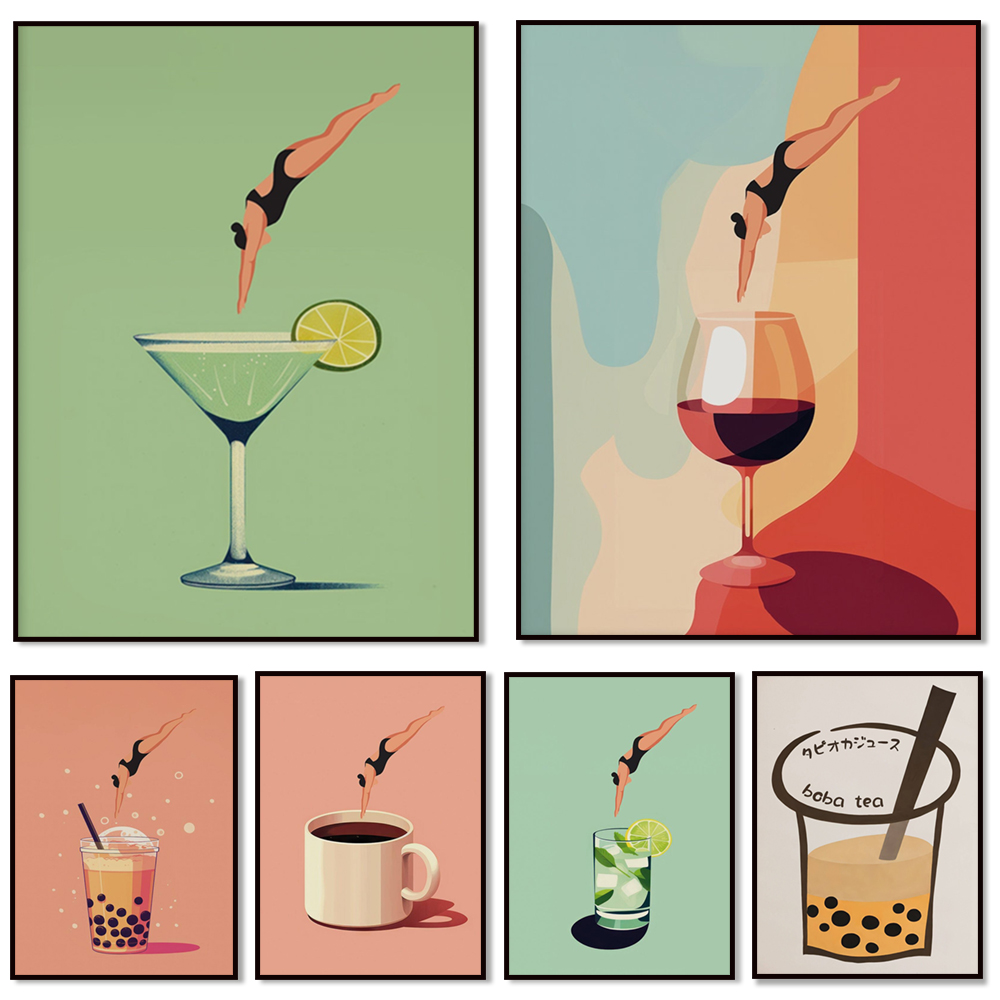 Weinwandkunst, Gin und Tonic,  – Coffee Tea Picture Bewertung und Preis