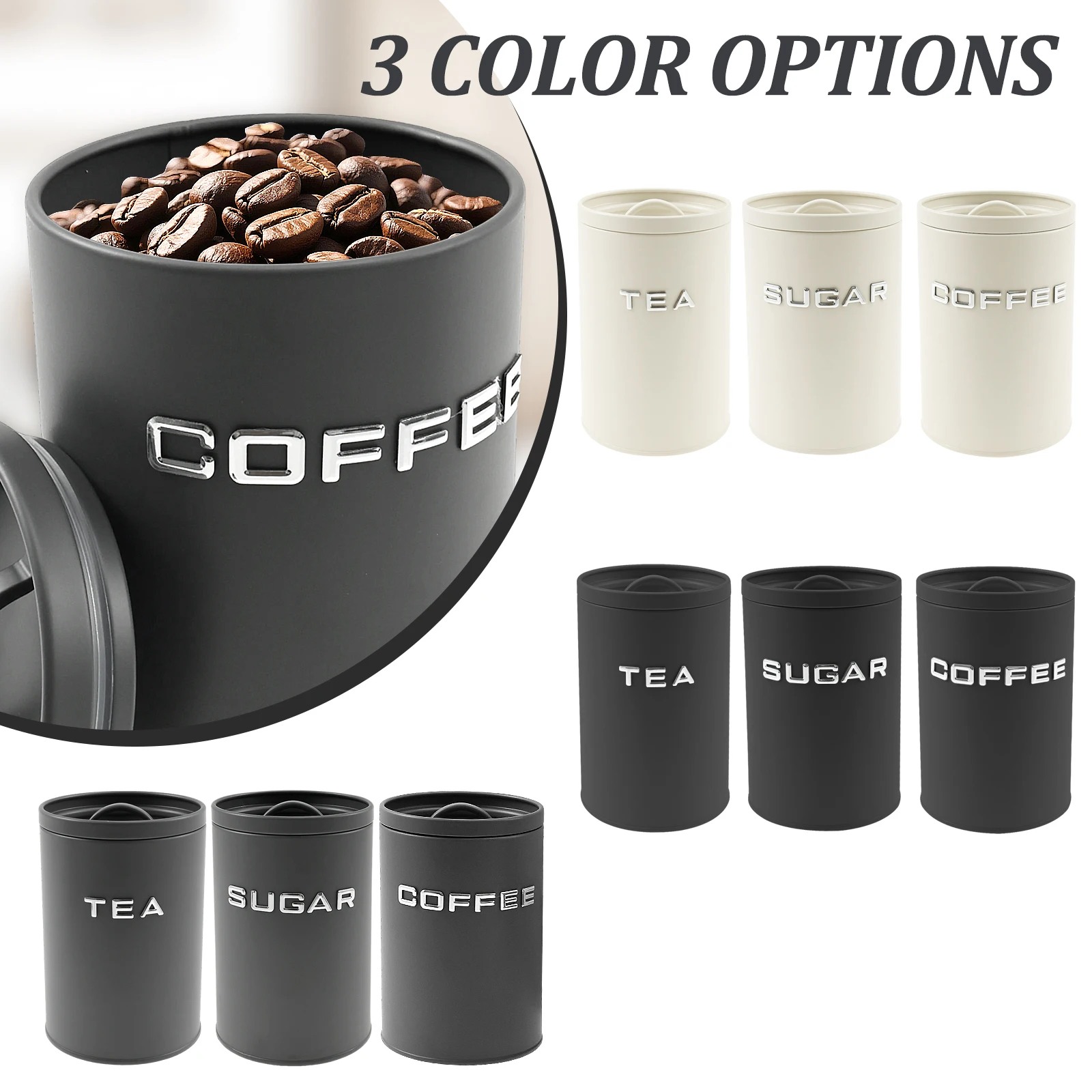 3-teiliges Glas für Tee, Kaffe – Canister Coffee Sugar Tea Bewertung und Preis